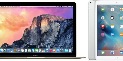 Apple MacBook 12″ Laptop Computer w/ Retina Display $990 Shipped + Nice Deal on iPad Pro