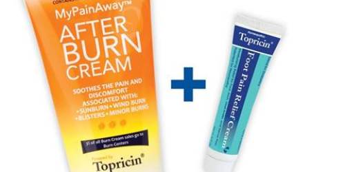 Topricin Beach Bundle ONLY $4 (Regularly $26) – Includes After Burn Cream & Foot Cream