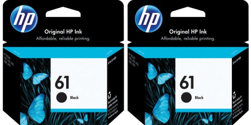 Target.com: TWO HP 61 Black Ink Cartridges Only $20.38 (Just $10.19 Each)