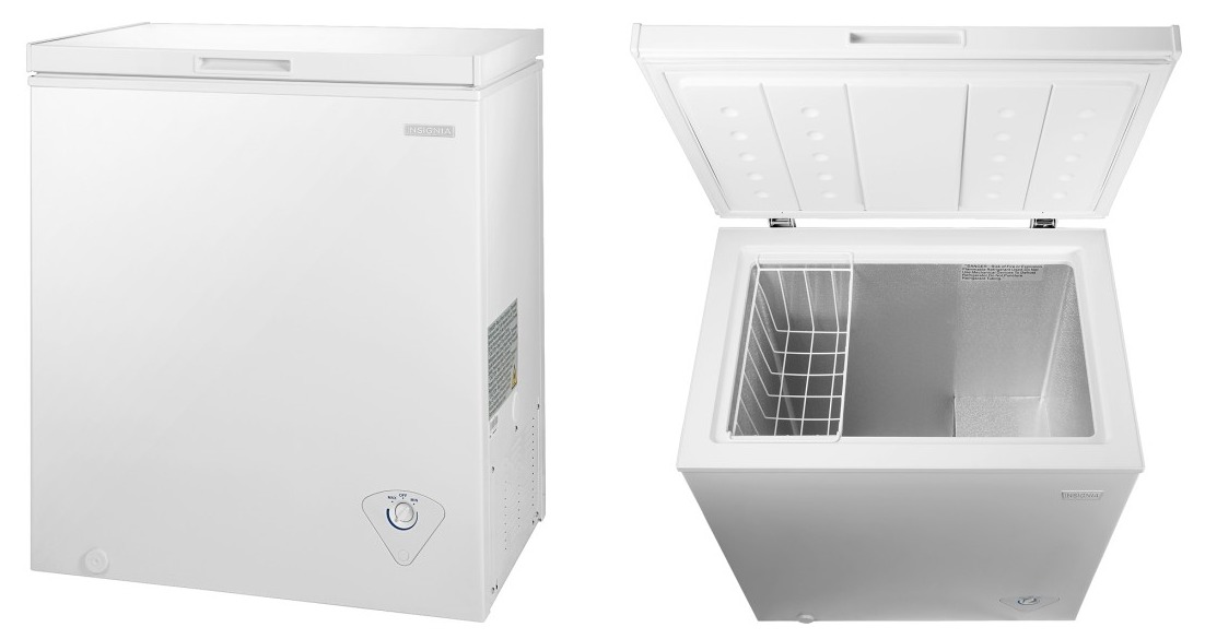 Best Buy Insignia 5.0 Cubic Foot Chest Freezer Only 149.99