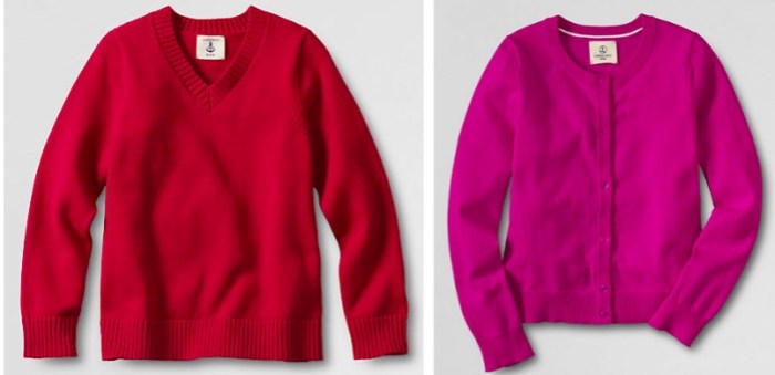 Lands End kids sweaters