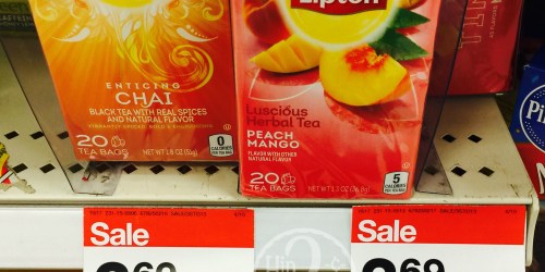 Target: Lipton Herbal Tea 20-Count Only $1.35