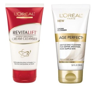 L'Oreal Revitalift or Age Perfect Cleanser