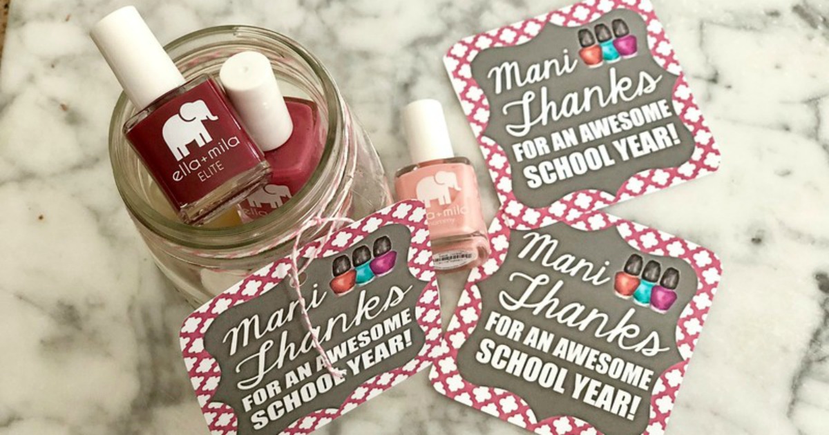 Mani Thanks Teacher Gift Idea 