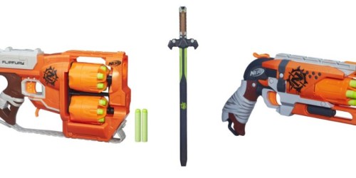 Amazon: $8.43 Nerf Zombie Strike Blade, $10.38 Hammershot Blaster & $12.98 FlipFury Blaster