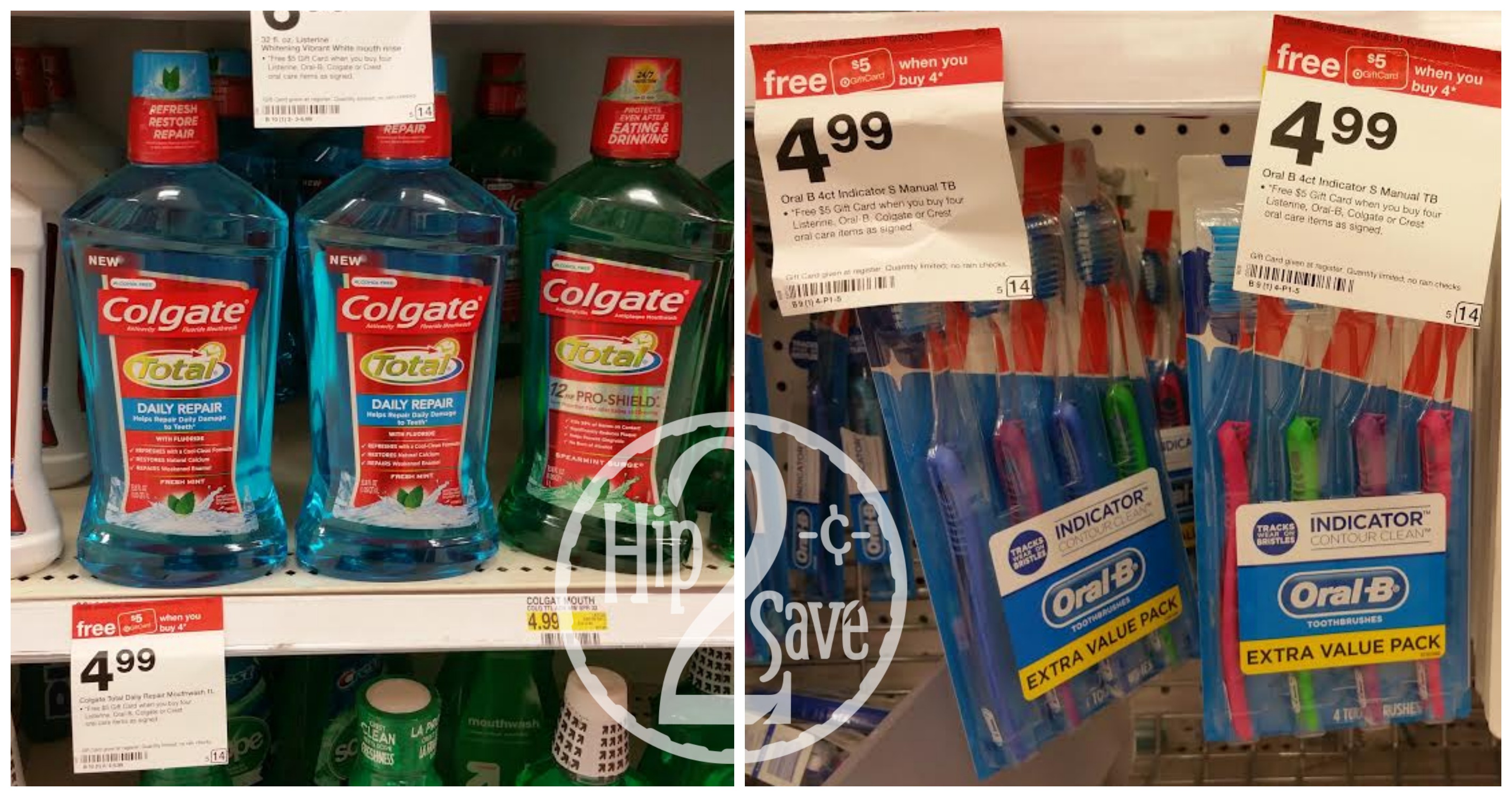 Target Colgate Mouthwash, Toothpaste & OralB Toothbrushes ONLY 21¢ Each