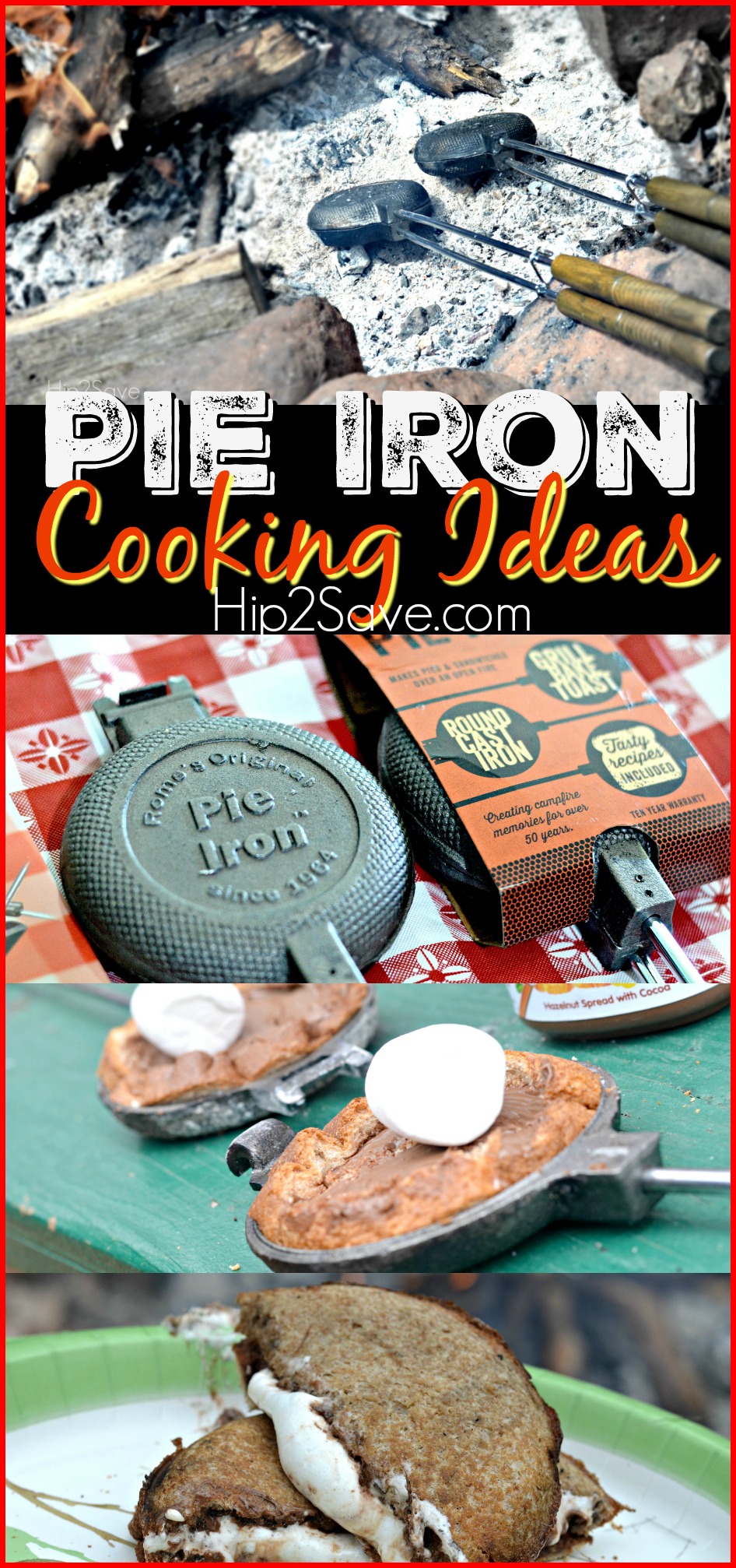 Pie Iron Dessert Recipes » Campfire Foodie