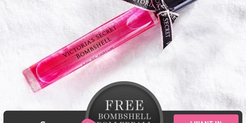 Victoria’s Secret: Sign up NOW for FREE Bombshell Rollerball Coupon ($18 Value)