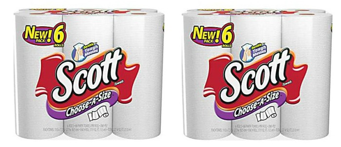 Scott Paper Towels 6 roll pack