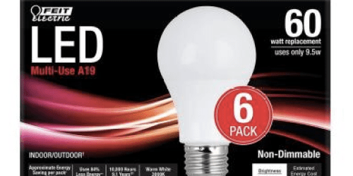 Home Depot: 6 Pack of 60W Equivalent Soft White LED Light Bulbs Only $11.97