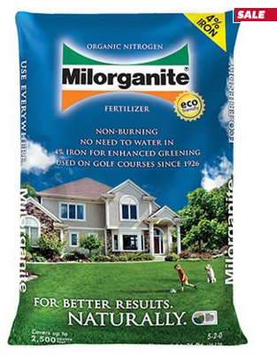 Milorganite Eco-Friendly Organic Fertilizer 36-Lb Bag