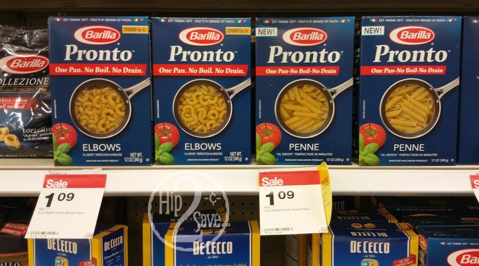 *NEW* 0.55/1 Barilla Pronto Pasta Coupon = ONLY 21¢ Per Box at Target