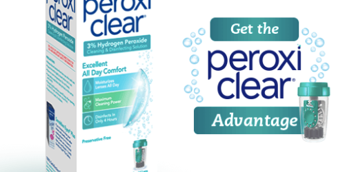 FREE PeroxiClear Contact Lens Solution Sample (Or Request $4/1 Coupon)