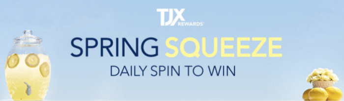 TJX Spring Squeeze Instant Win Game