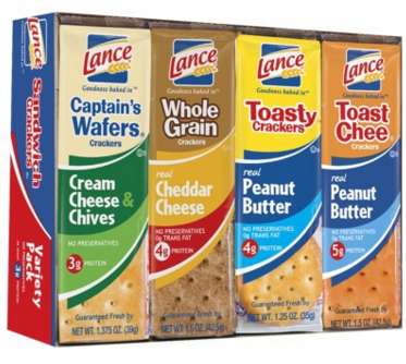 Lance Sandwich Cracker Variety pack