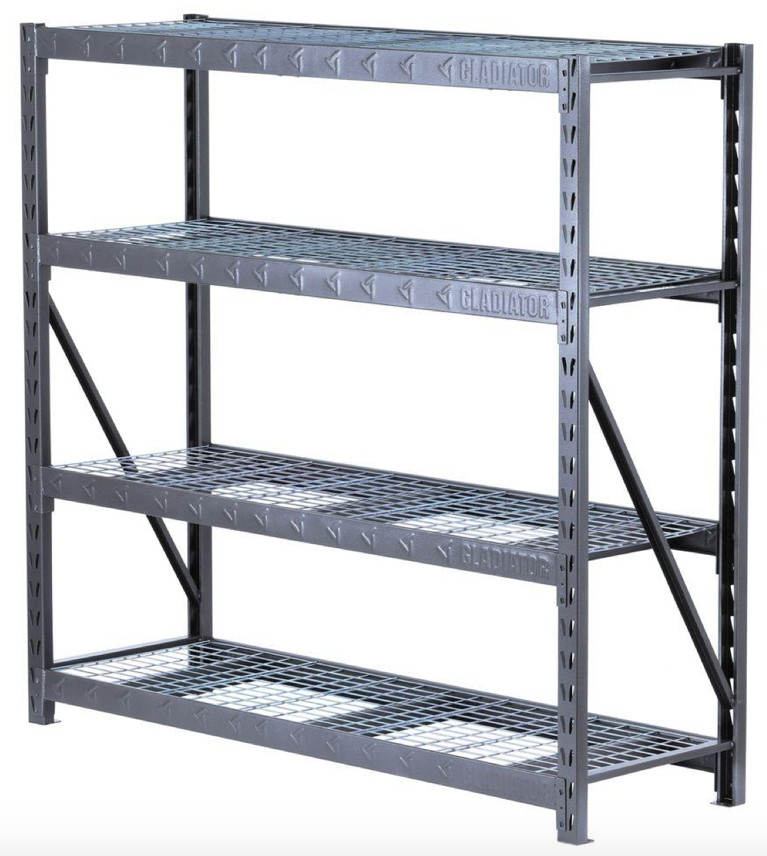 Home Depot Gladiator 4Shelf Welded Steel Garage Shelving Unit 139.99