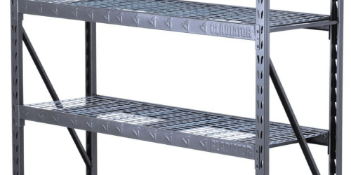 Home Depot: Gladiator 4-Shelf Welded Steel Garage Shelving Unit $139.99 Shipped