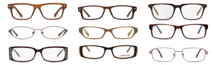 Glasses USA Brown Frames
