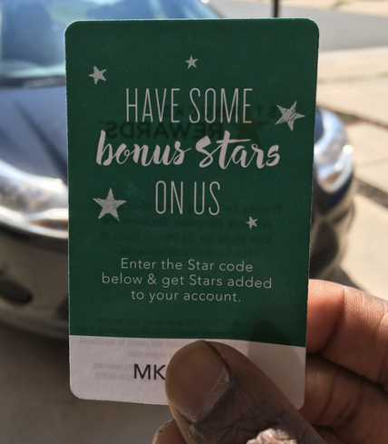 Starbucks Bonus Stars