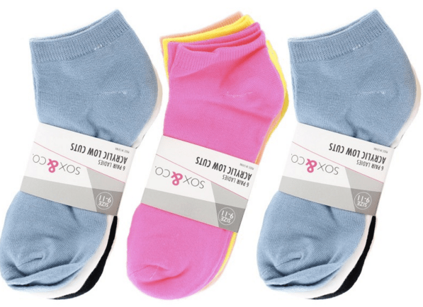 Sox & Co. Ladies Low Cuts Socks