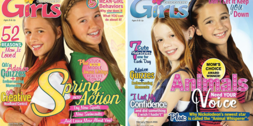 Discovery Girls Magazine Subscription Only $15.99 (Created by Girls for Girls)