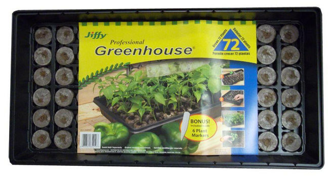 Jiffy Professional Greenhouse with Plant Labels Starter Kit