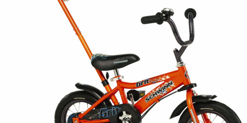 Schwinn Boy’s 12″ Grit Bike with Removable Push Handle Only $64 Shipped (Regularly $119.99)