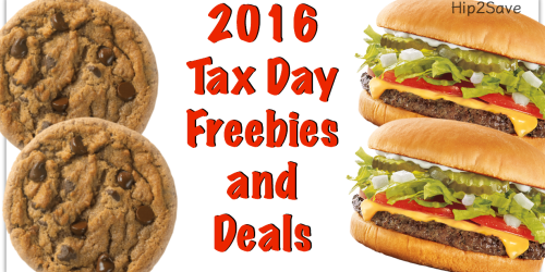 2016 Tax Day Restaurant Freebies and Deals