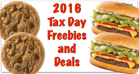 2016 Tax Day Freebies