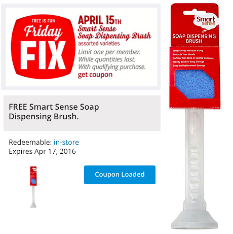 Kmart: FREE Smart Sense Soap Dispensing Brush Mobile App Coupon