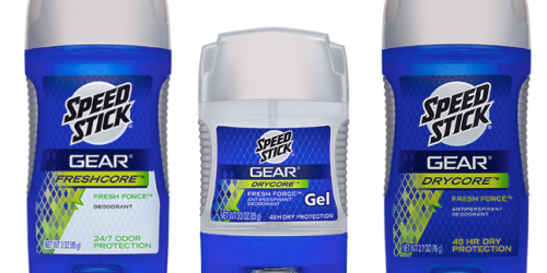 *NEW* $2/1 Speed Stick Gear Deodorant Coupon = FREE at CVS
