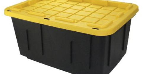 Home Depot: HDX 27 Gallon Storage Tote Only $6.97 (Regularly $11.97)