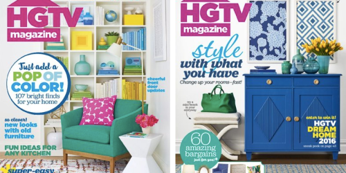 HGTV Magazine Subscription ONLY $1 Per Issue
