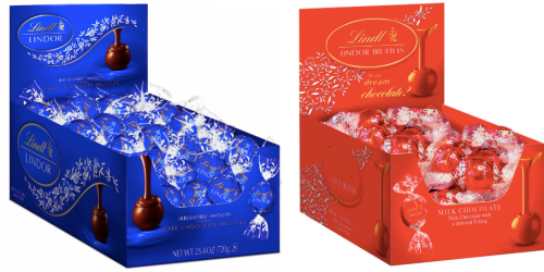 Amazon: Lindt Lindor Truffles 60-Count Box ONLY $9.53 (16¢ Per Truffle)