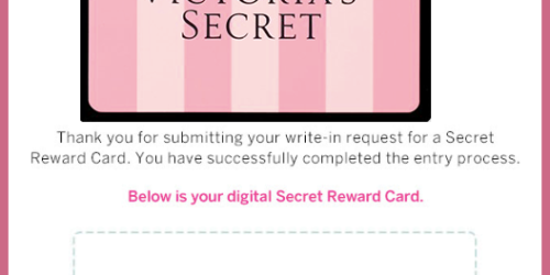 Victoria’s Secret: Check Your Inbox for Possible Secret Reward Cards