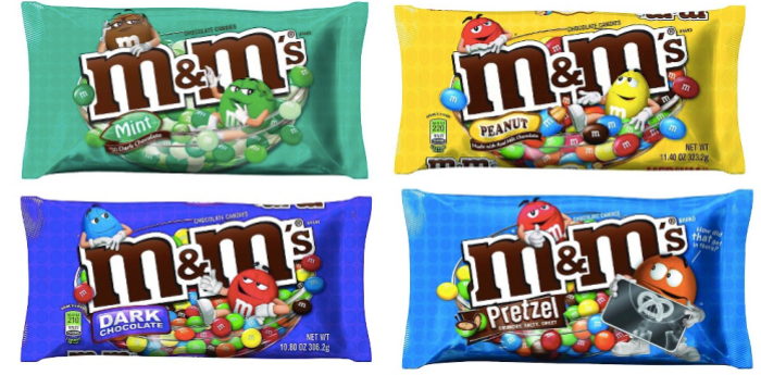 Target: M&M’s Chocolate Candy Bags