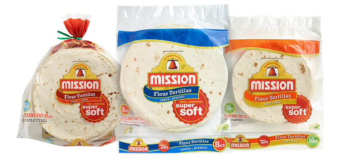 $0.55/1 Mission Super Soft Tortillas