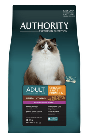 Authority hairball control and weight management cheap