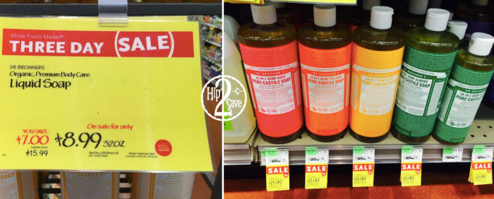 Whole Foods Market: Dr. Bronners Castile Liquid Soap