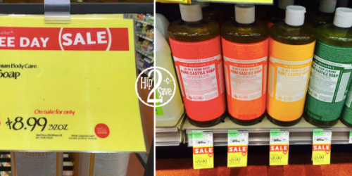 Whole Foods Market: Dr. Bronners Castile Liquid Soap 32 Oz Bottles $8.99 (Regularly $15.99)