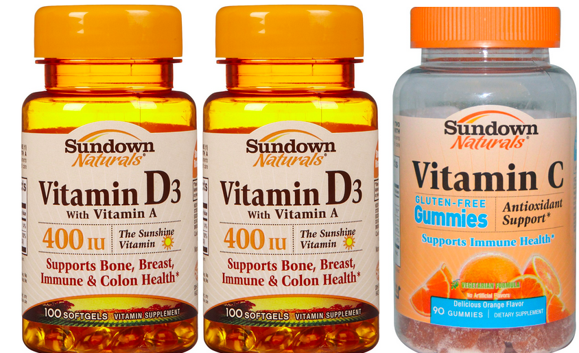 3 in Sundown Naturals Vitamins = Gummies 90Count Only 2.49 at CVS