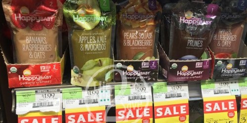 Whole Foods: Happy Baby Clearly Crafted Baby Food Pouches Only 75¢ Each + More (Today Only)