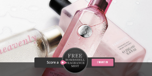 Victoria’s Secret: FREE Bombshell Fragrance Mist Coupon (LIVE at 1PM EST)