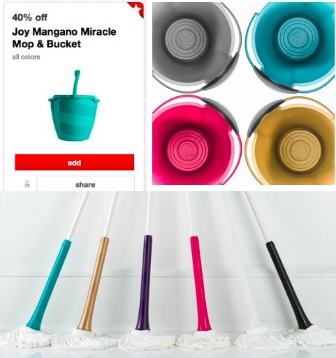 Target Cartwheel 40% off Joy Mangano Mop & Bucket