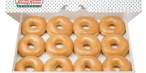 Krispy Kreme: Buy One Get One FREE Dozen Original Glazed Doughnuts TOMORROW