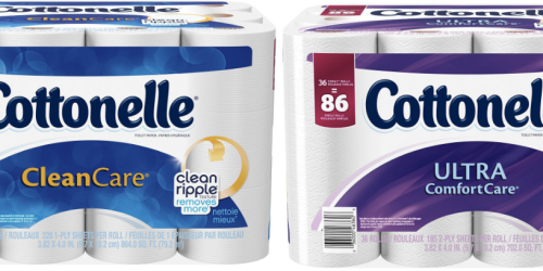 Amazon: Cottonelle CleanCare or Ultra ComfortCare Toilet Paper 19¢ Per Roll Shipped