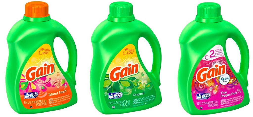 *NEW* $2/1 Gain Laundry Detergent Coupon = LARGE Bottle Only $7.49 at ...