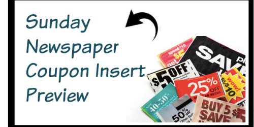 5/1 Sunday Newspaper Coupon Insert Preview (5 Coupon Inserts!)