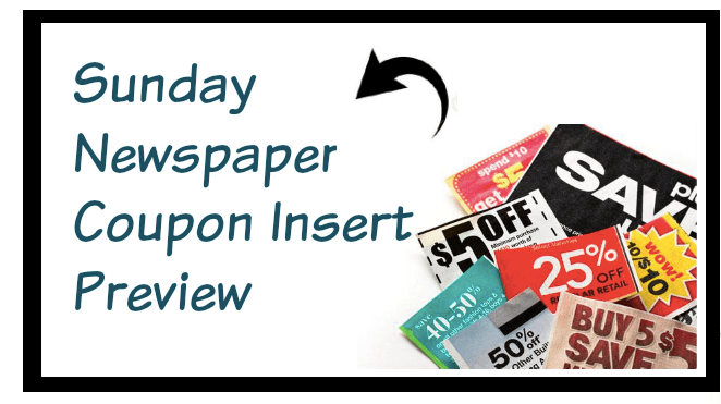 5/1 Sunday Newspaper Coupon Insert Preview (5 Coupon Inserts ...