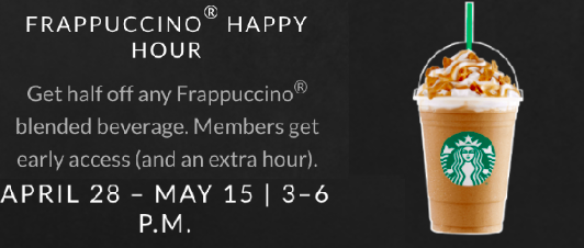 Frappuccino Happy Hour